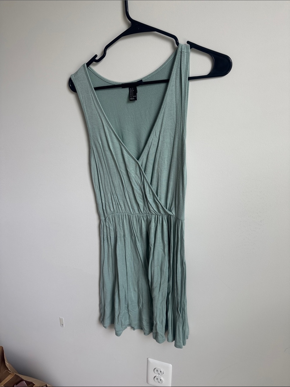 Forever 21 Light Sage Green Mini Dress